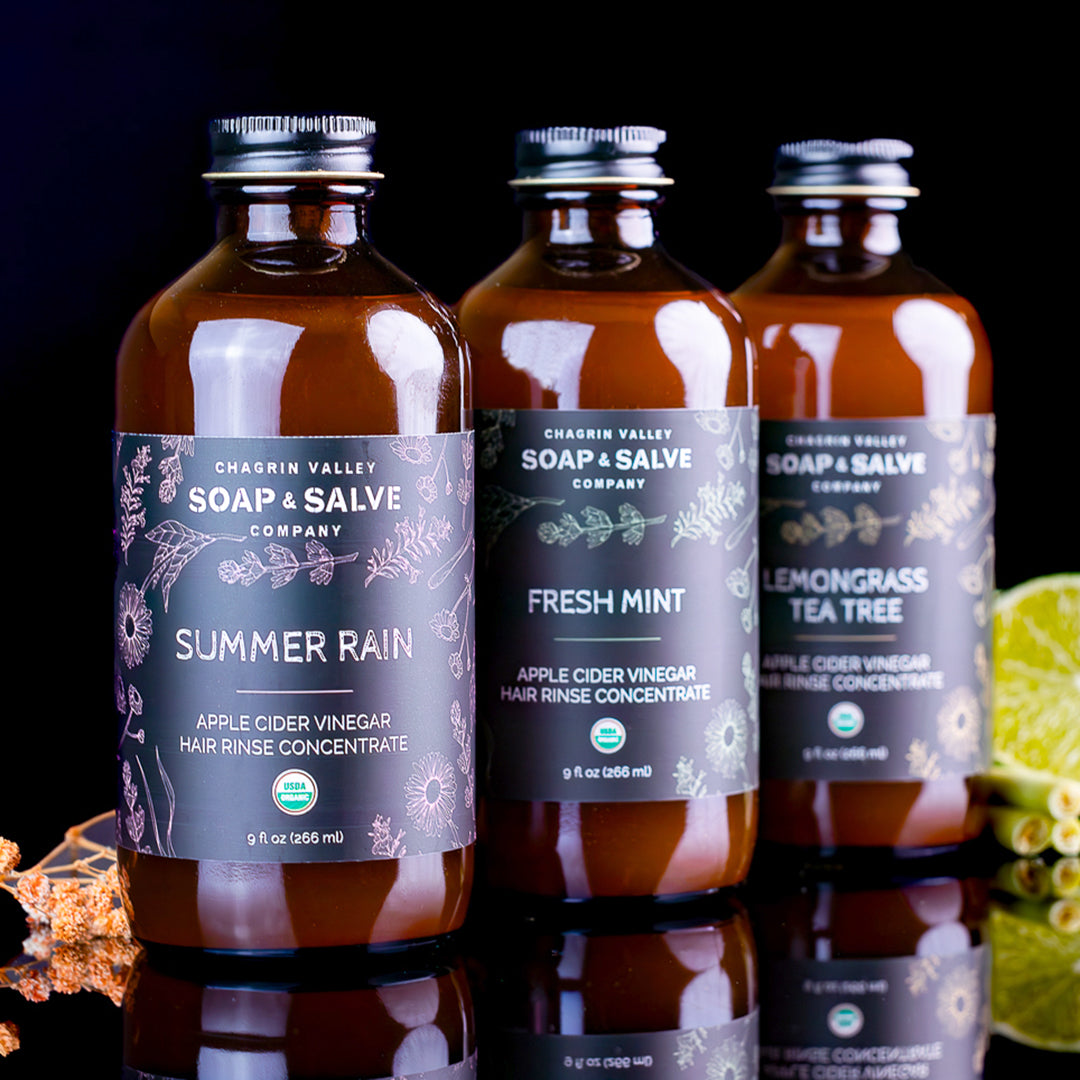 Natural Organic Apple Cider Vinegar Hair Rinse