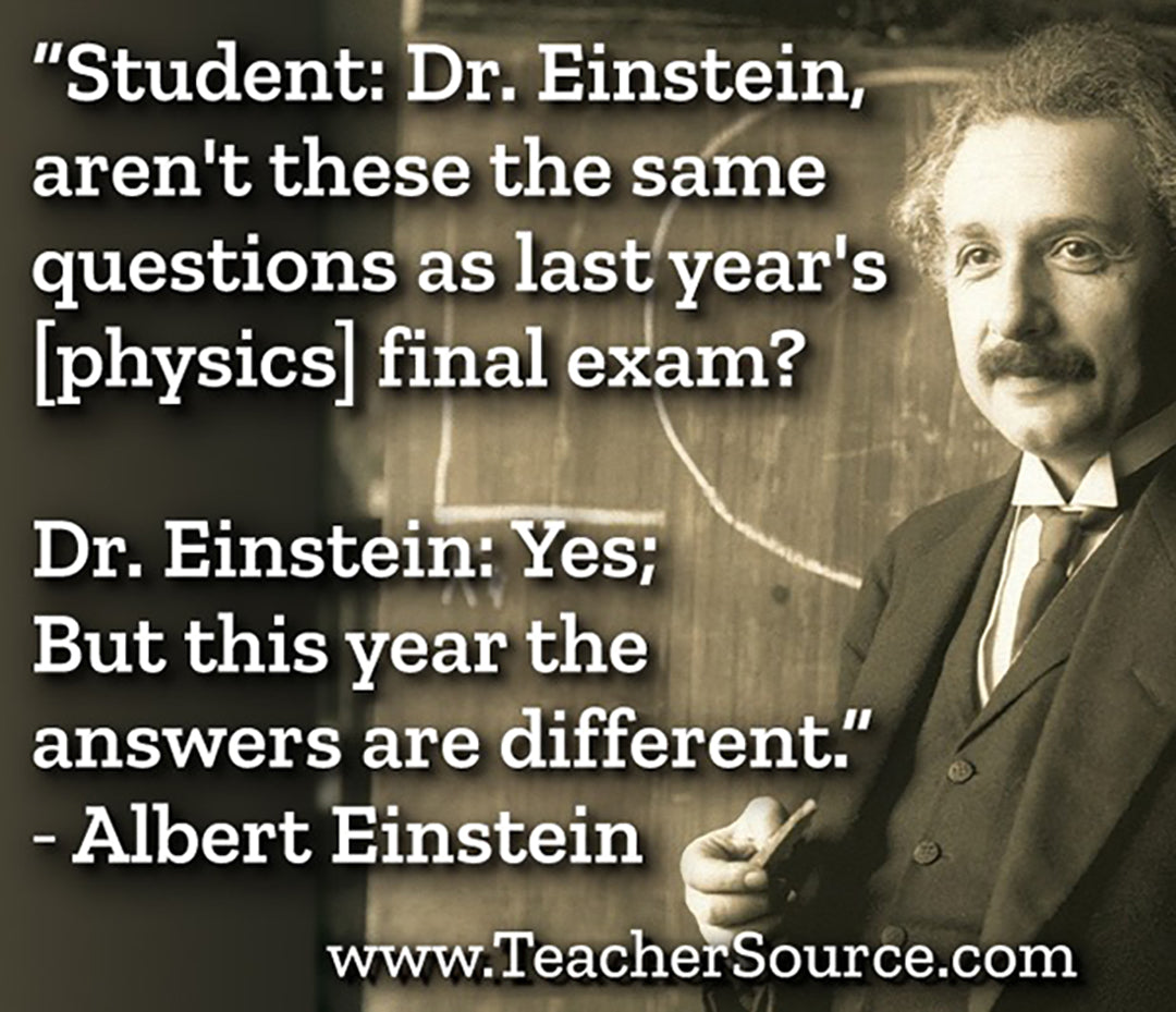 Einstein Quote Knowledge Evolves Over Time