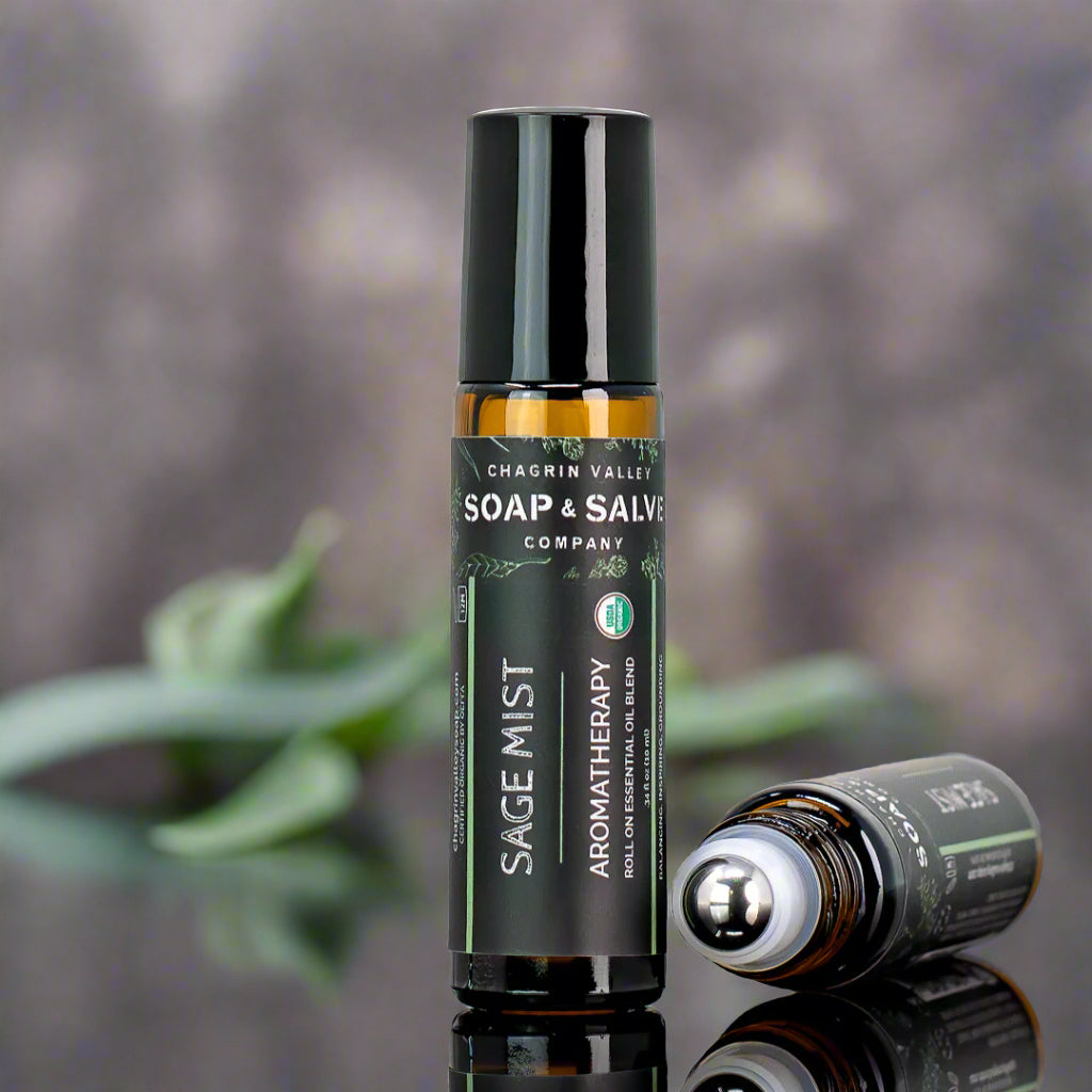 Organic Essential Oil Roll On Sage Mist