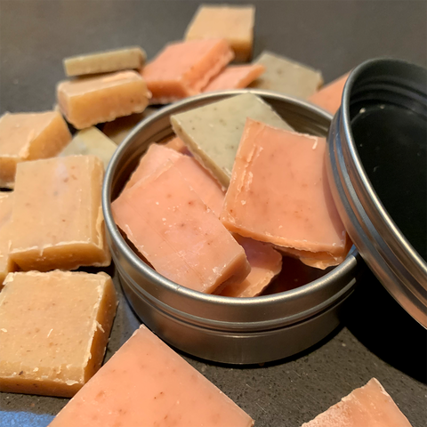 Natural Soap Scraps for Purse and Travel